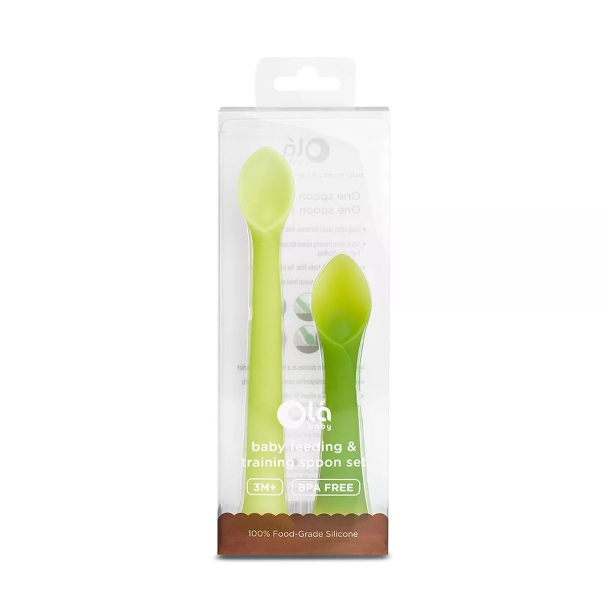 Olababy Silicone Baby Feeding Spoon & Training Set