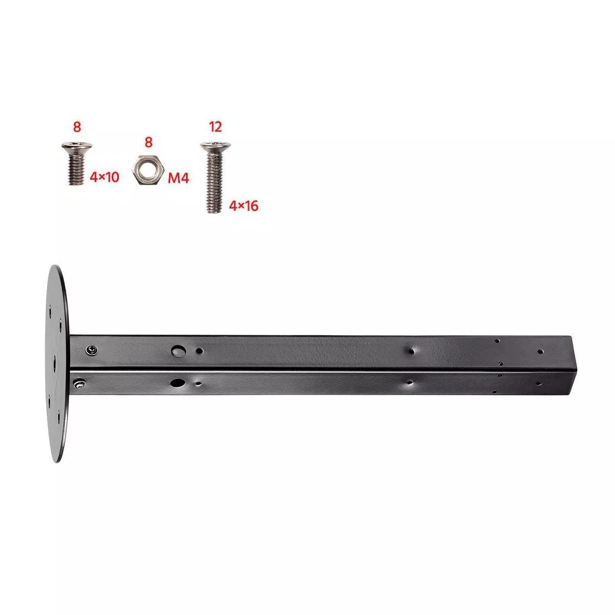 Monoprice Commercial Audio Metro Wall Mount Speaker Quad Hanging Bracket For 360-degree Coverage