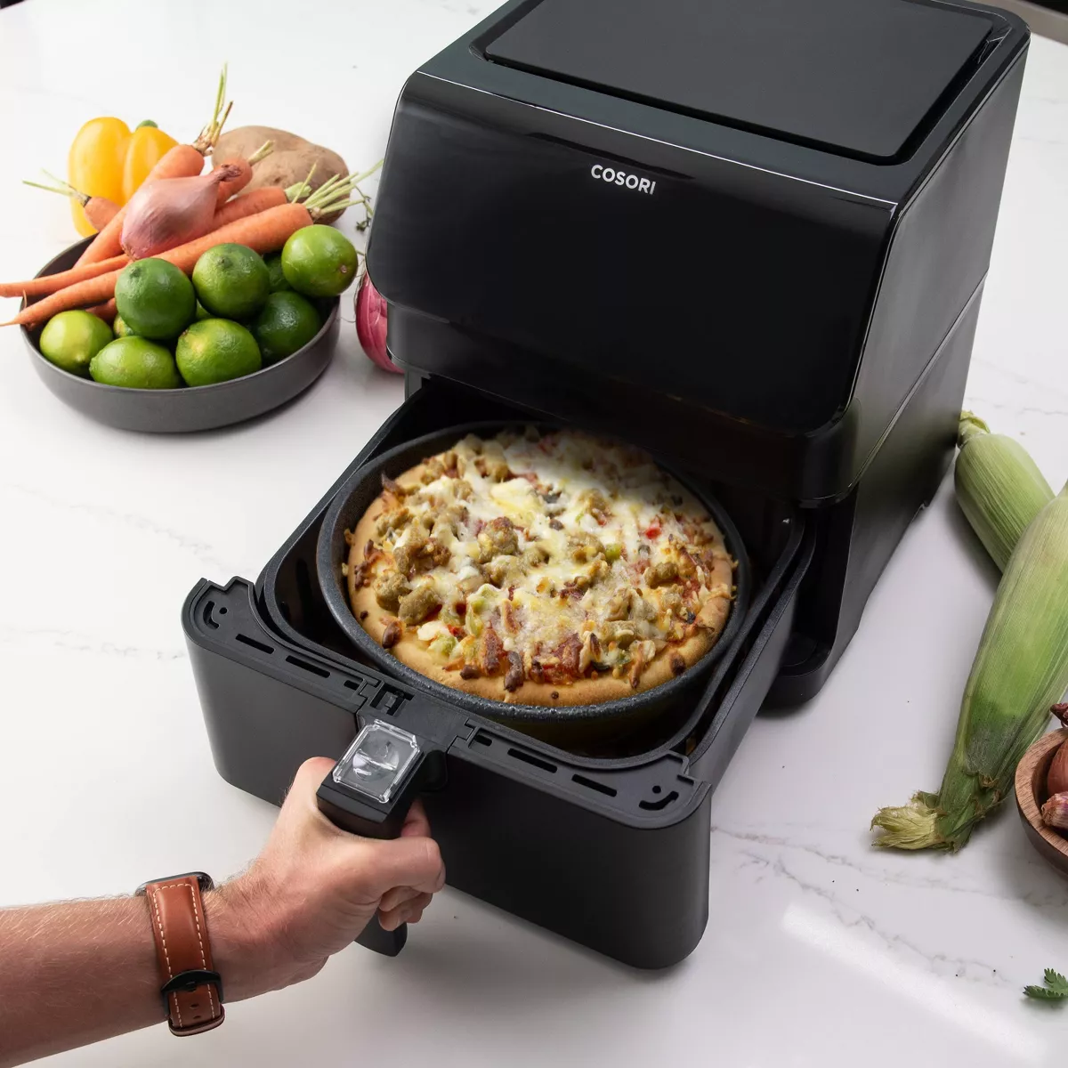 Cosori Pro XLS II Smart 5.8qt Digital Air Fryer with Pizza Pan