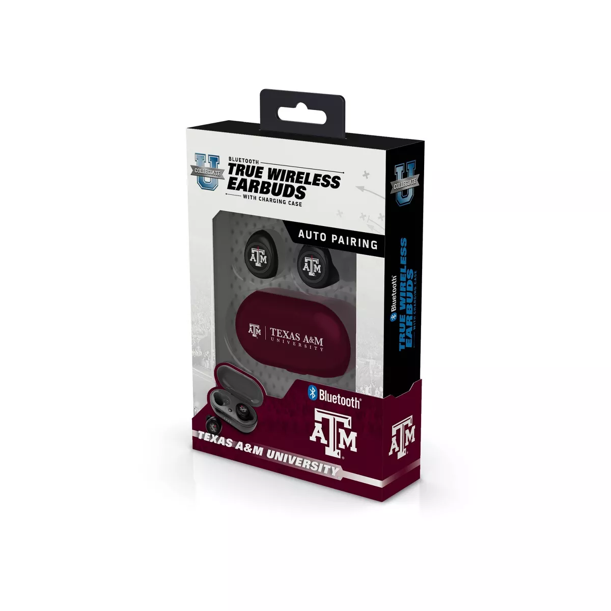 NCAA Texas A&M Aggies True Wireless Bluetooth Earbuds