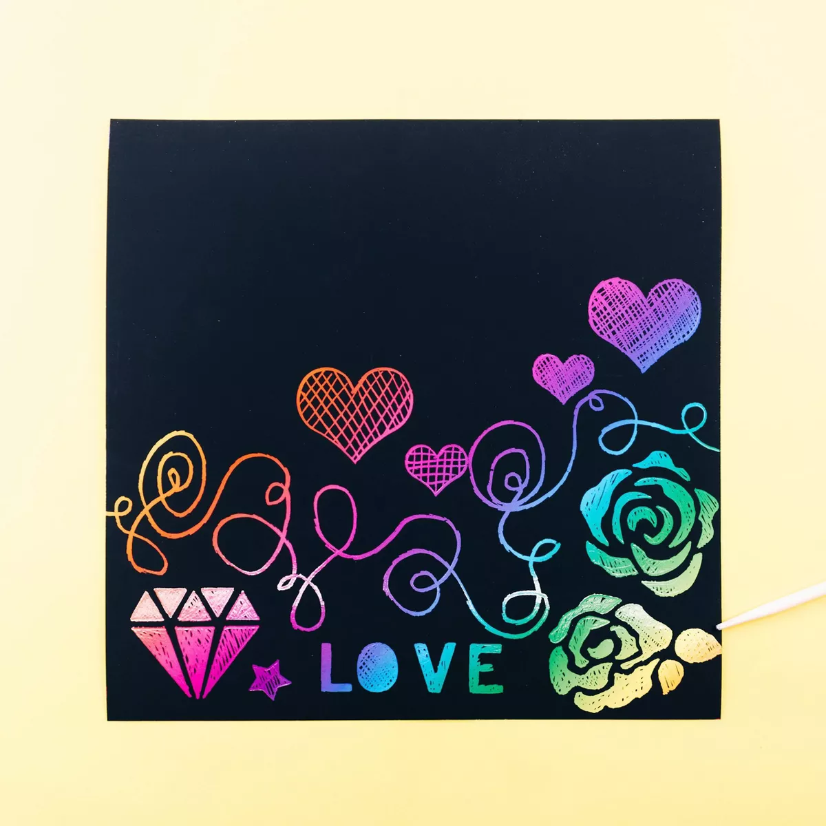 14pc Art 101 Crafts Scratch Art - DM Creations