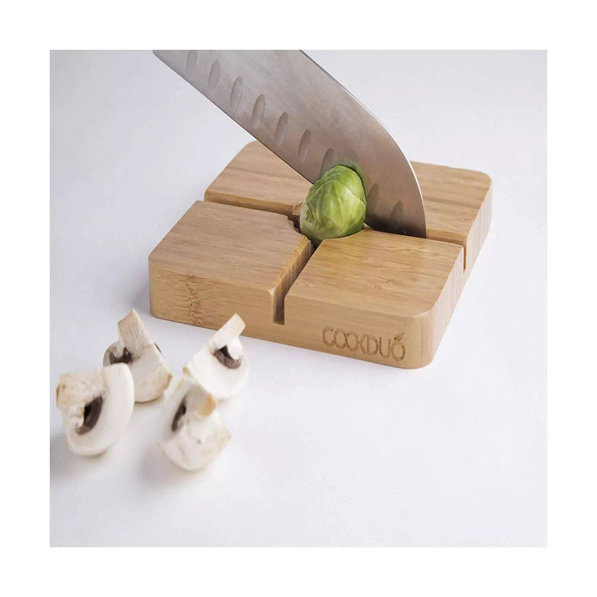 Cookduo Veggie Gripper / Round Vegetable Cutting Board