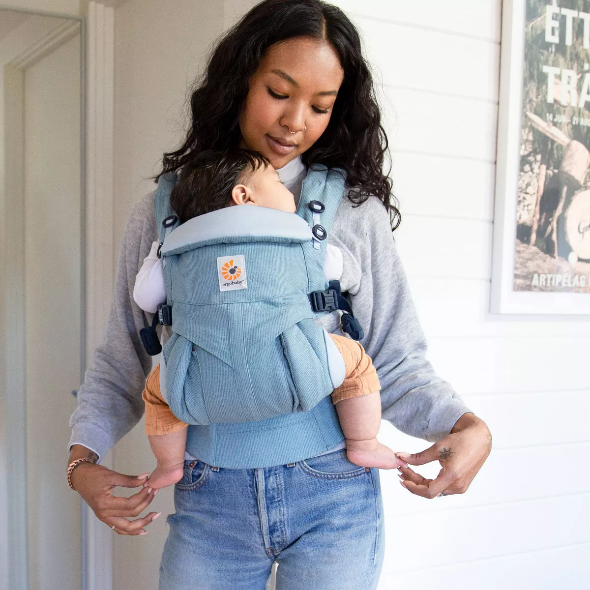 Ergobaby Omni 360 Baby Carrier - Heritage Blue