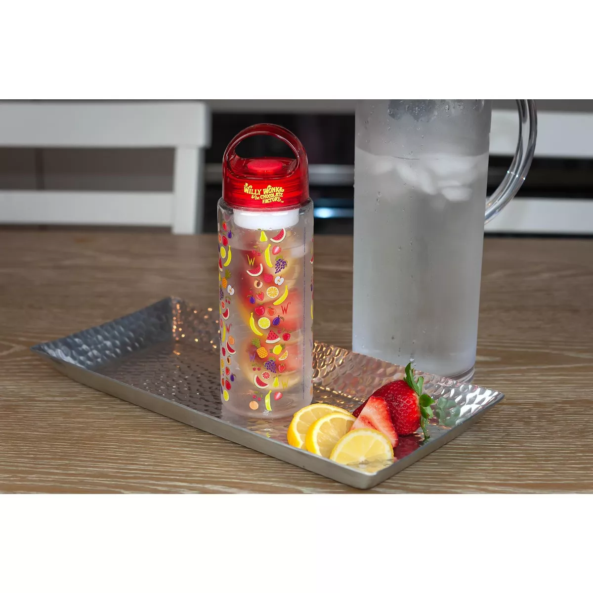 Crowded Coop, LLC Willy Wonka Fruit Infuser Water Bottle - 16-Ounce