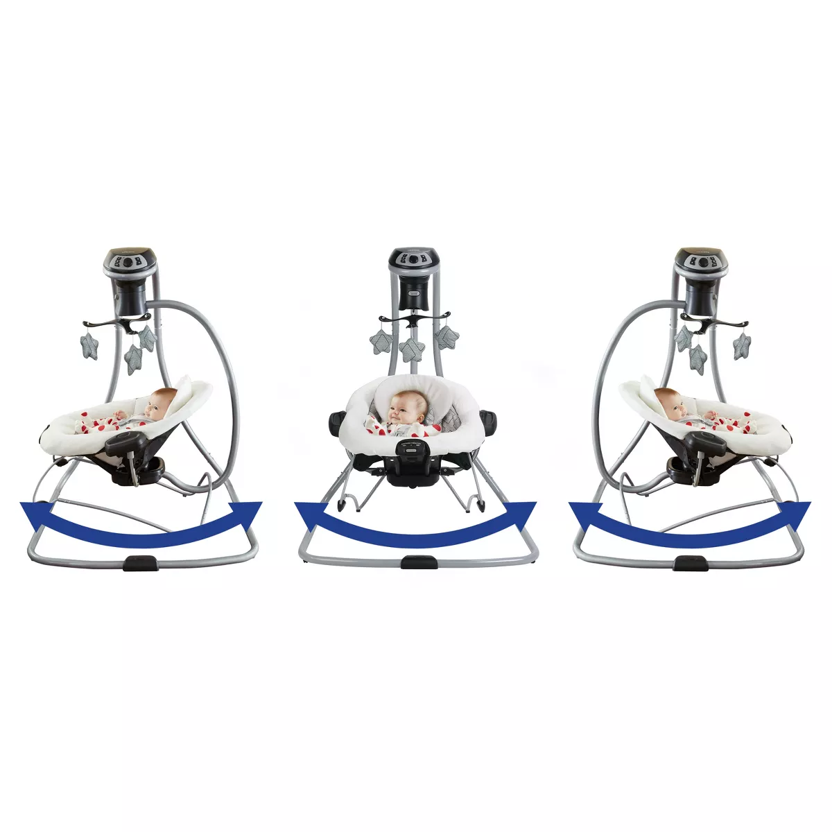 Graco DuetConnect LX Multi-Direction Baby Swing and Bouncer - Asher
