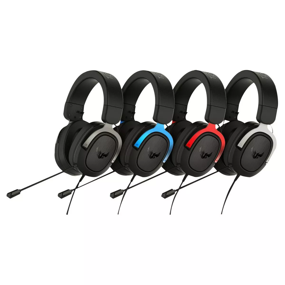 TUF Gaming H3 Gaming Headset - Stereo - Mini-phone - Wired - 32 Ohm - 20 Hz - 20 kHz - Over-the-head - Binaural - Circumaural - 4.27 ft Cable