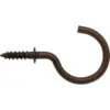 Arrow 18pk 1-1/4" Steel Cup Hook in Oil Rubbed Bronze