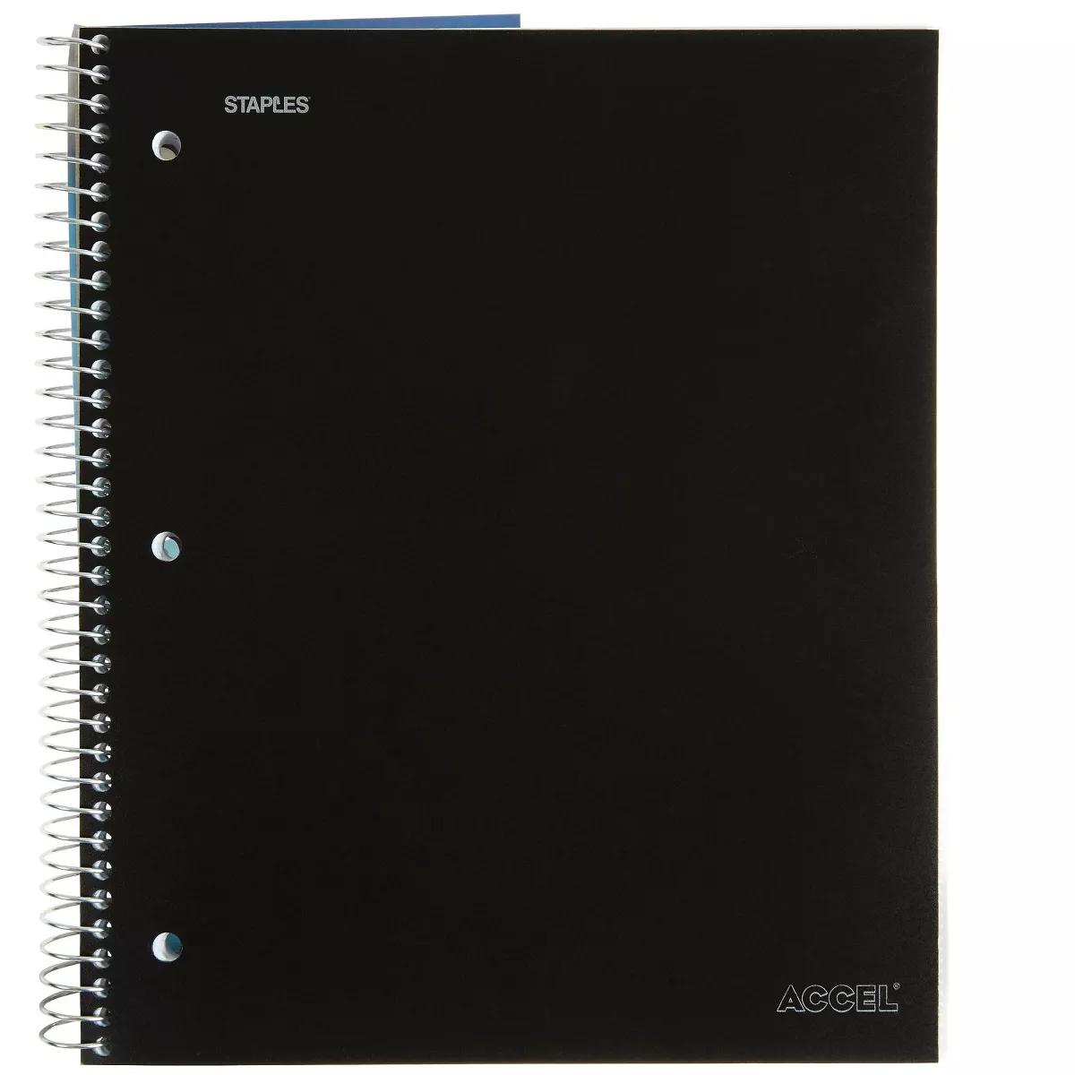 Staples 3-Subject Notebook 8.5" x 11" College Ruled 150 Sheets Asst Colors TR15758M