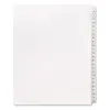 Avery Allstate-Style Legal Exhibit Side Tab Dividers 25-Tab 76-100 Letter White 01704