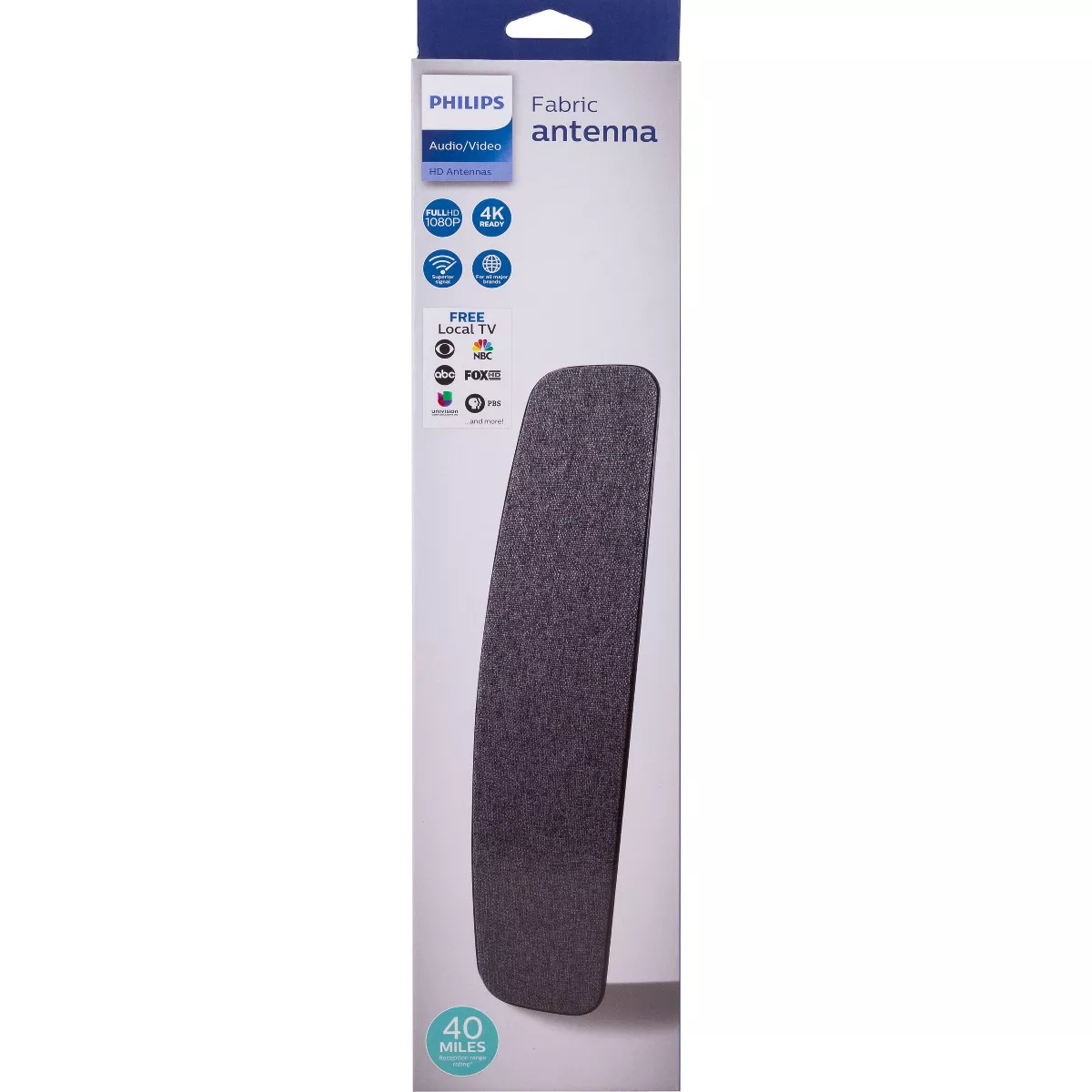 Philips HD Fabric Contour Series Indoor Passive Antenna - Gray