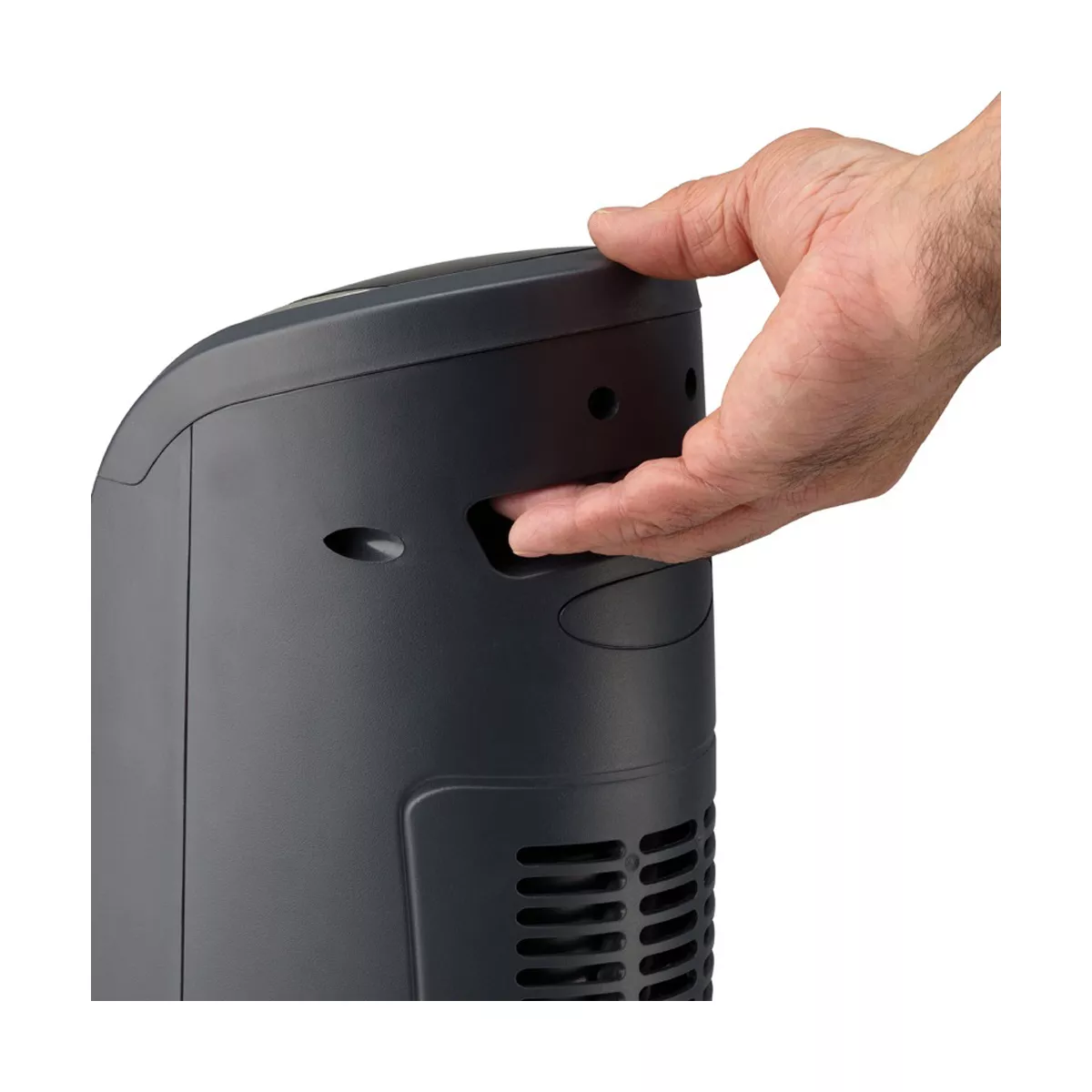 Lasko 5160 Portable Electric 1500 Watt Room Oscillating Ceramic Tower Space Heater with Remote, Adjustable Thermostat, Digital Controls, and Timer