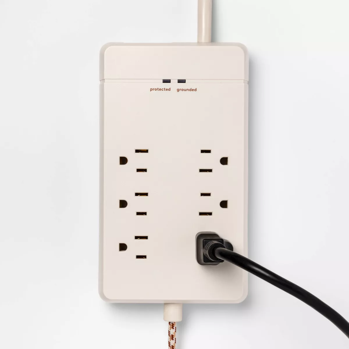 heyday™ 6-Outlet Surge Protector with 6' Extension Cord- Stone White