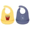 Hudson Baby Infant Silicone Bibs 2pk, Small Fry, One Size