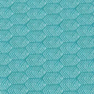 9' Sugar Chevron Round Patio Umbrella DuraSeason Fabric™ Aqua - Threshold™