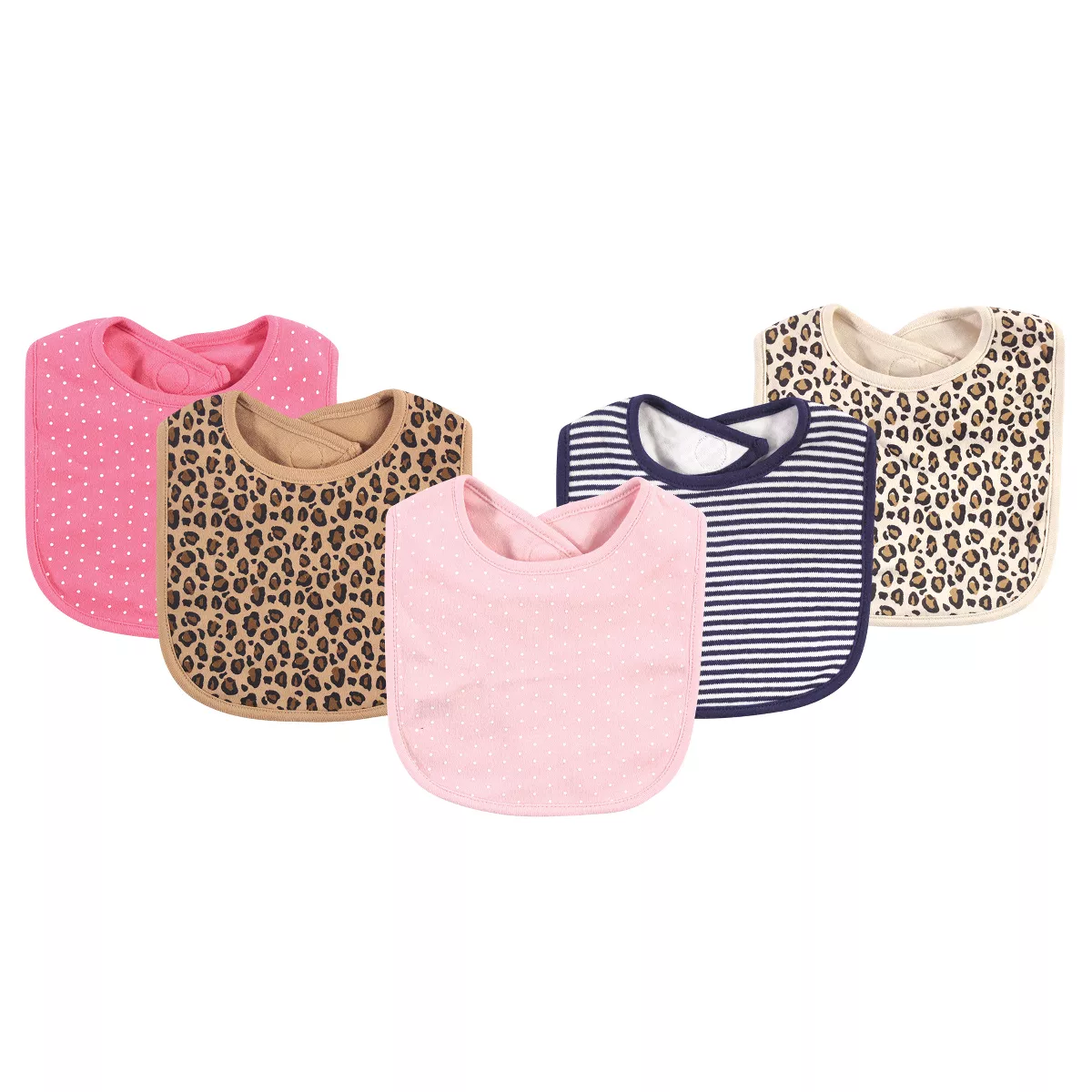 Hudson Baby Infant Girl Layette Start Set Baby Shower Gift 25pc, Prints Leopard, 0-6 Months