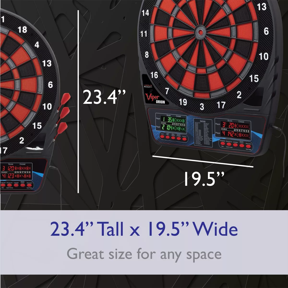 Viper Orion Electronic Dartboard, 15.5