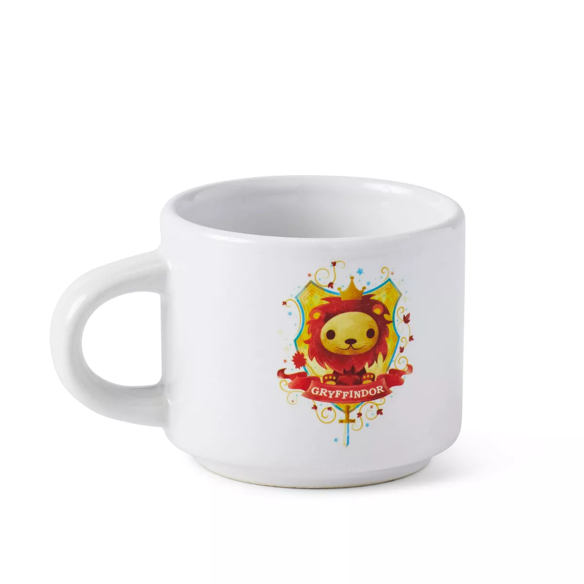 Seven20 Harry Potter Hogwarts House Gryffindor Ceramic Mini Mug - 2.67”L x 2”H