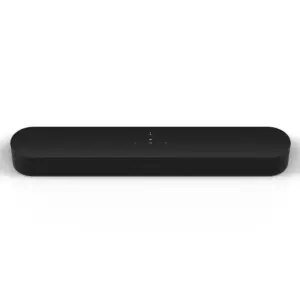 Sonos Beam Compact Smart Sound Bar with Flexson TV Mount Attachment (Black)