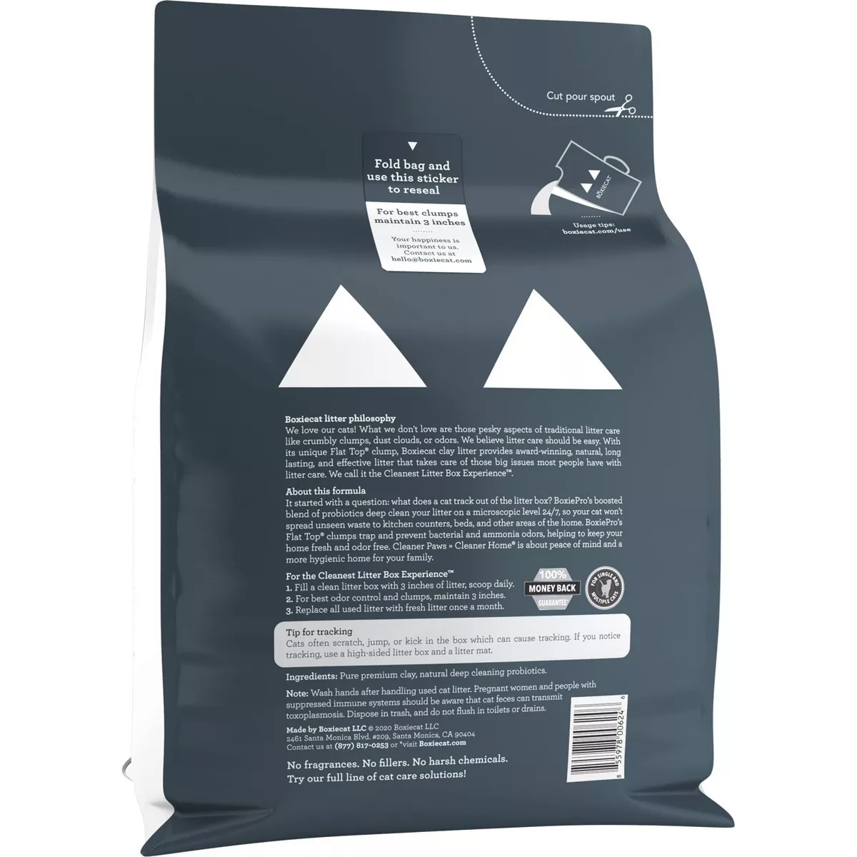 Boxiecat Deep Clean Scent-Free Probiotic Clumping Litter