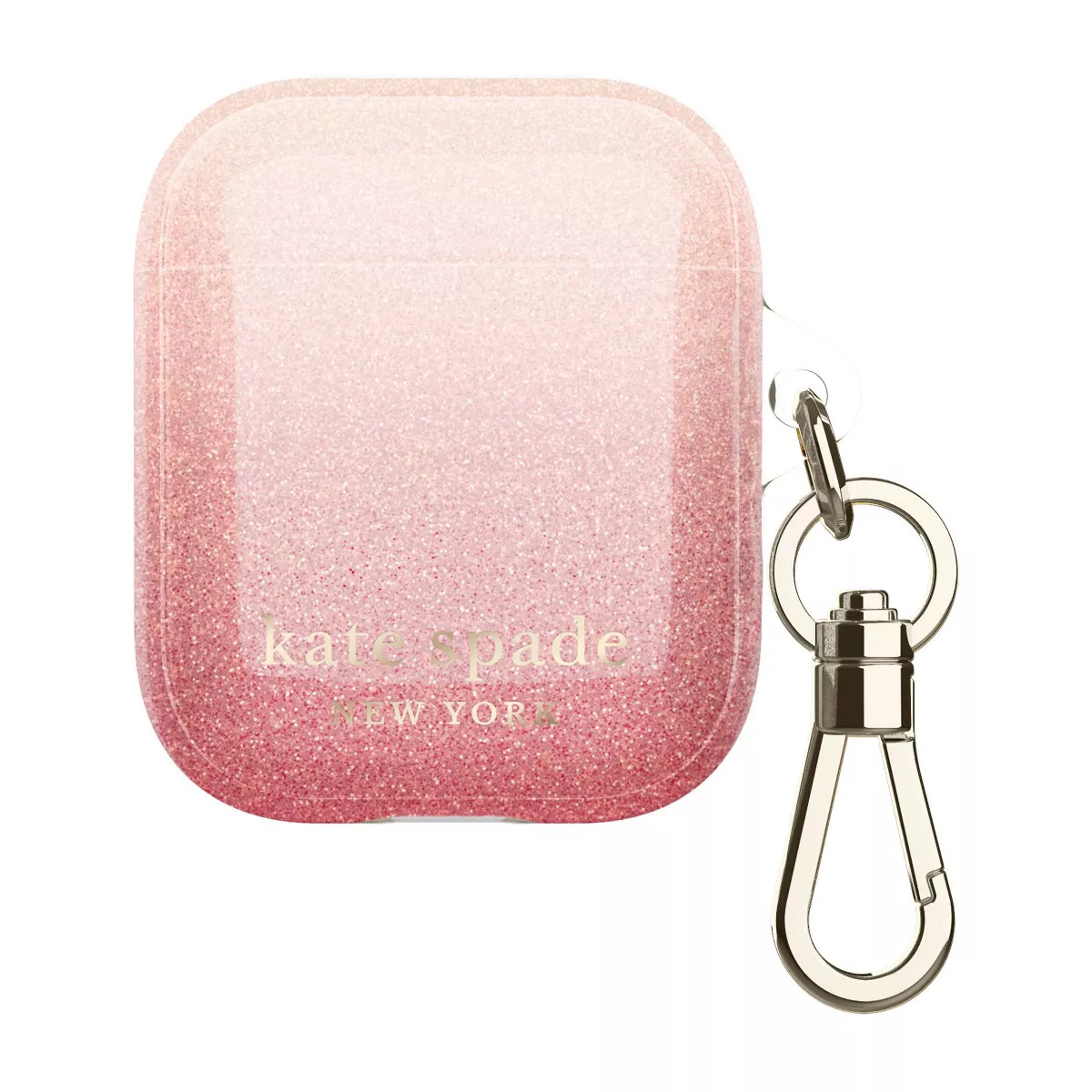 Kate Spade New York AirPods Case - Ombre Glitter Sunset Pink