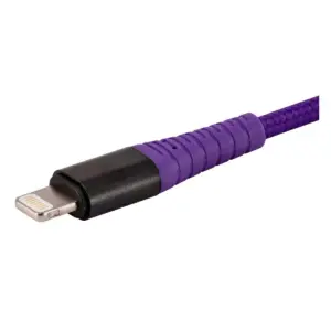 Monoprice AtlasFlex Series Durable MFi Certified Lightning to USB Type-A Charge & Sync Kevlar-Reinforced Nylon-Bra