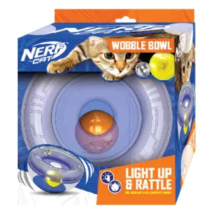 NERF Wobble Bowl Cat Toy - 7