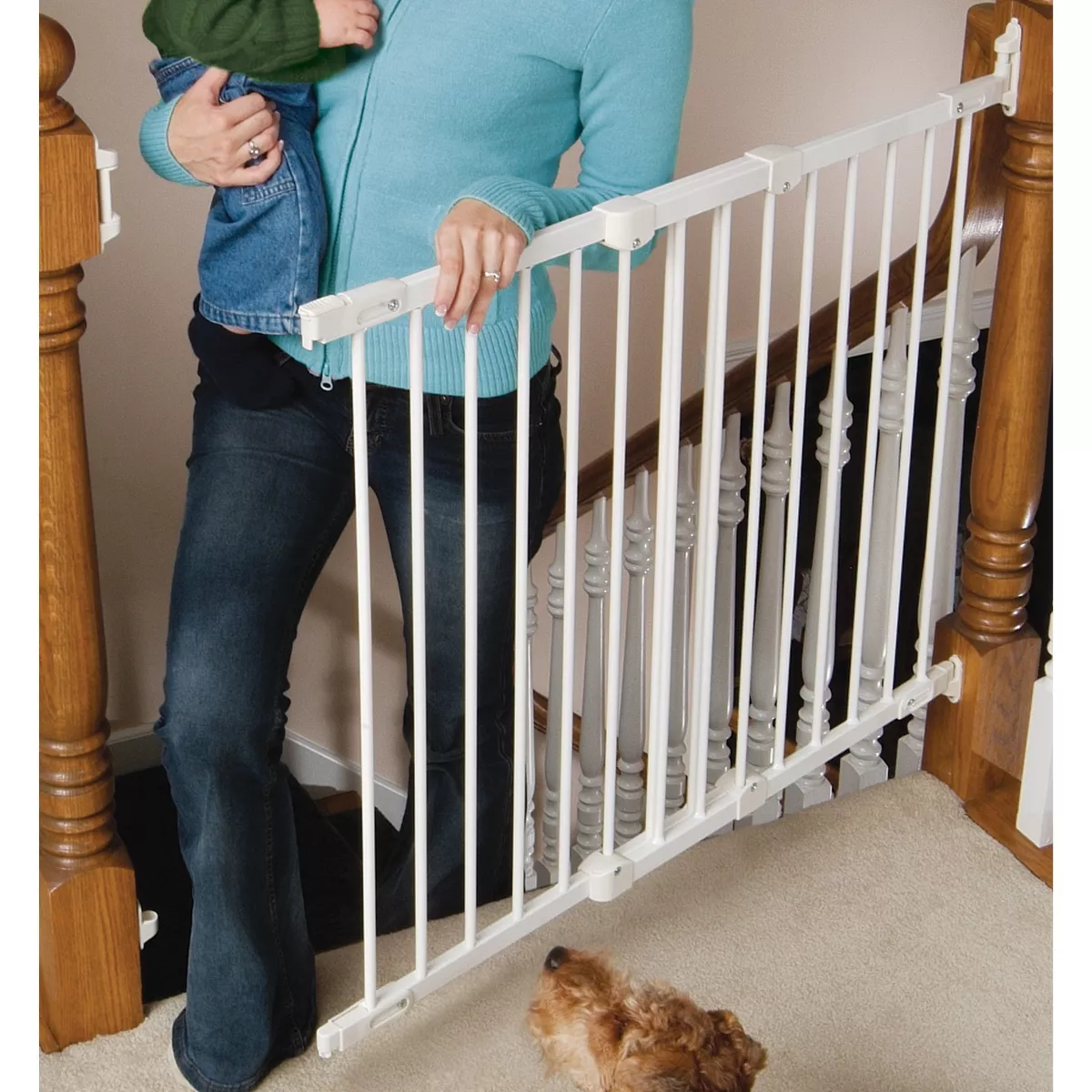KidCo Angle Mount Safeway Baby Gate - White