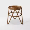 Sydney Natural Resin Wicker Patio Side Table - Natural - Opalhouse™