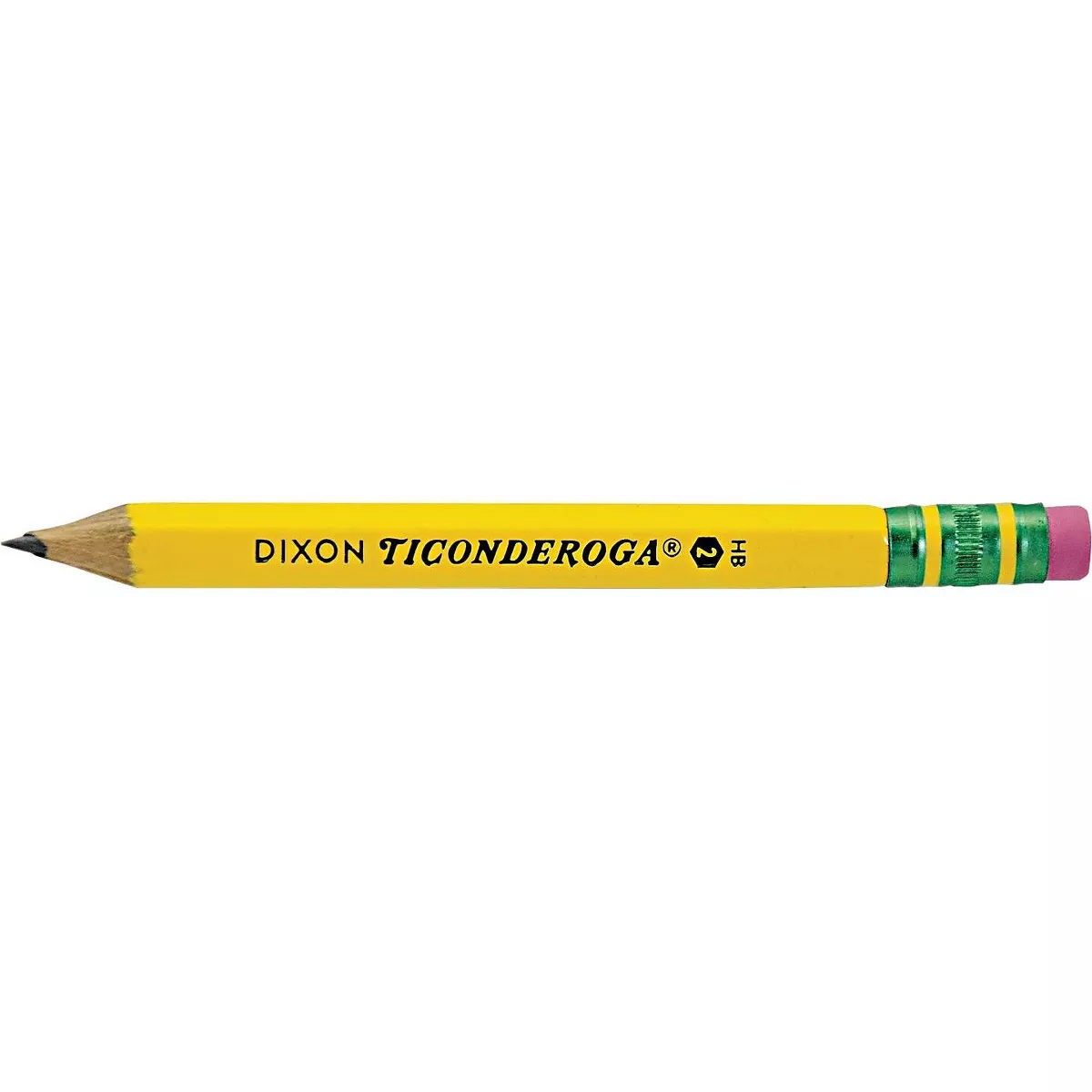 Ticonderoga Woodcase Golf Pencil HB #2 Yellow Barrel 72/Box 13472
