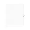 Avery-Style Legal Exhibit Side Tab Divider Title: 64 Letter White 25/Pack 01064