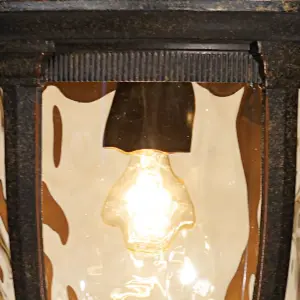 John Timberland Rustic Outdoor Ceiling Light Bronze 18
