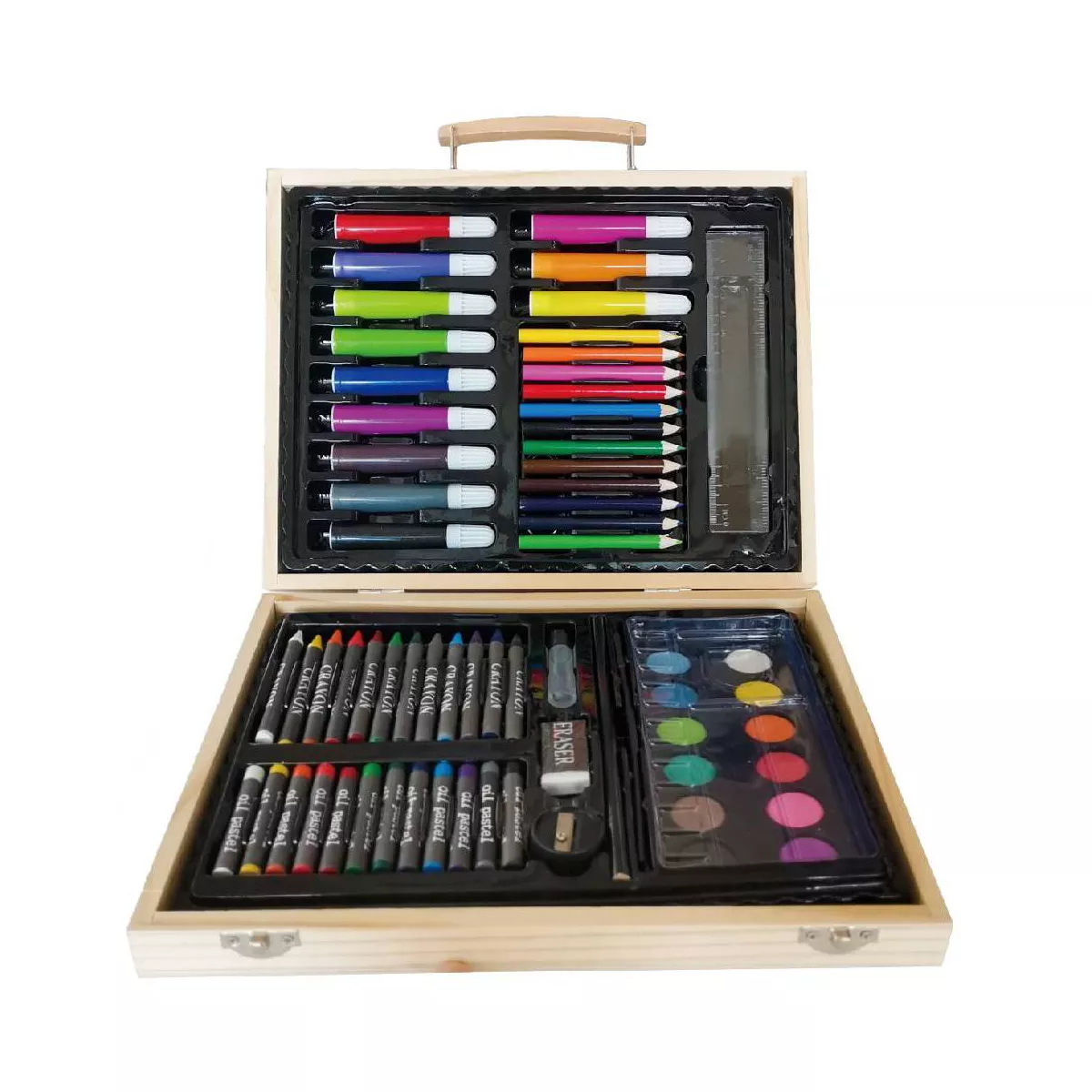 68pc Art Set with Wood Case - Modern Wonder
