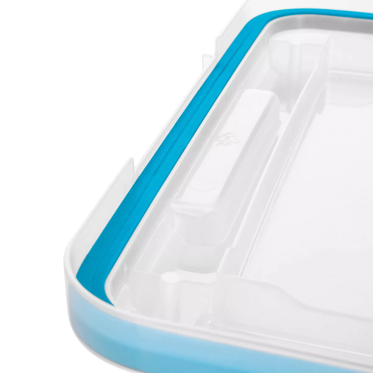 Sterilite 12qt Gasket Box Clear With Blue Latches
