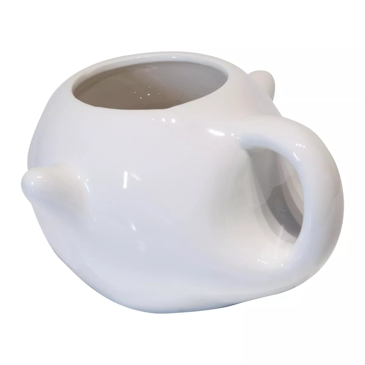 Just Funky Super Mario Bros White Boo Molded Coffee Mug | 20 oz
