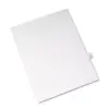 Avery Allstate-Style Legal Exhibit Side Tab Divider Title: 18 Letter White 25/Pack 82216