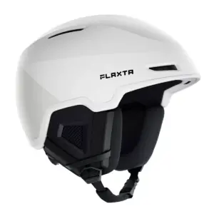 Flaxta Exalted Protective Ski and Snowboard Full Helmet with Size Adjustment System, Small/Medium Size, White