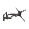 Barkan 13 - 90" Full Motion - 4 Movement Long Dual Arm Premium Flat / Curved TV Wall Mount Black