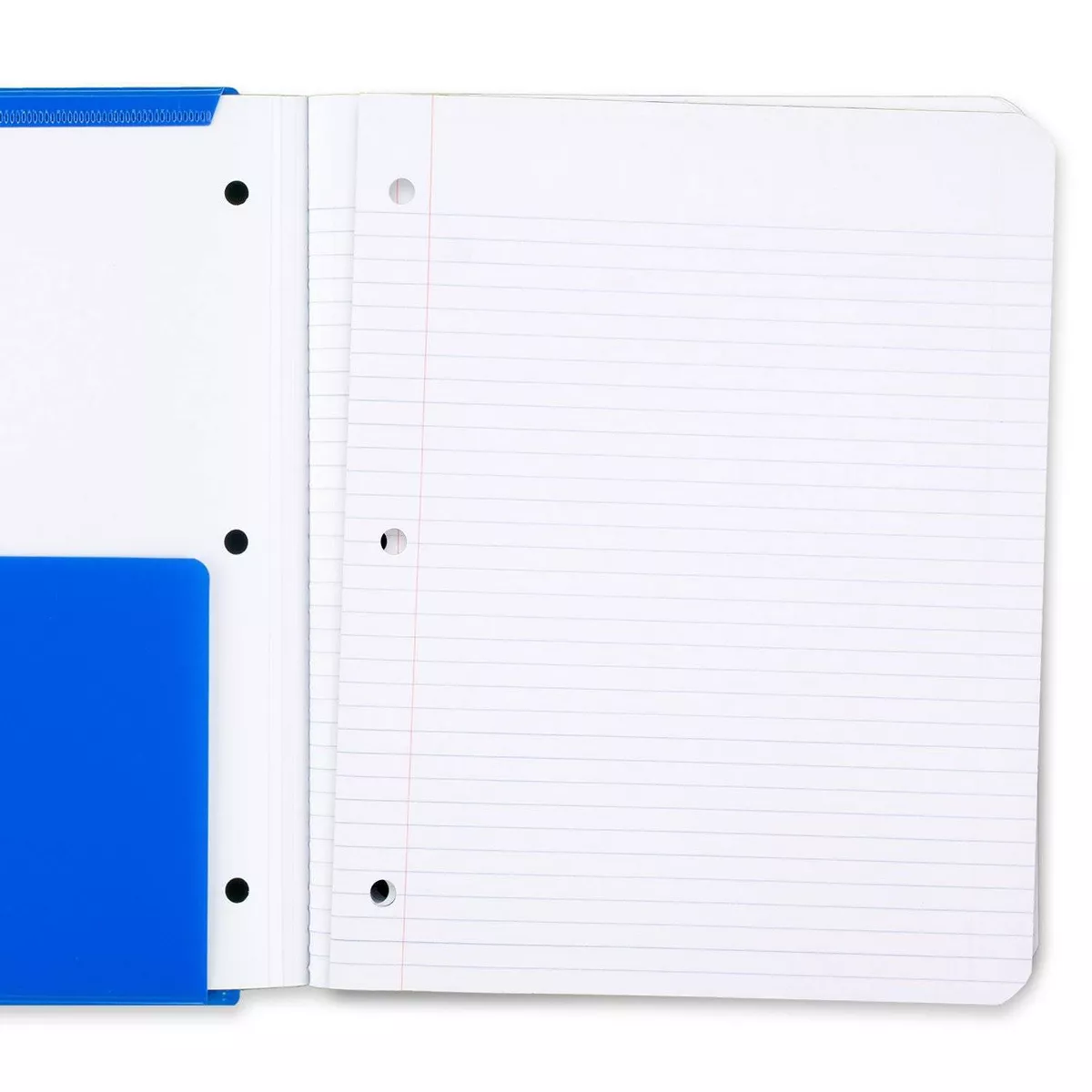 Composition Notebook College Ruled Trifold 2-Pocket Folder Cobalt - Five Star