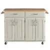 Dolly Madison White Kitchen Cart White - Home Styles
