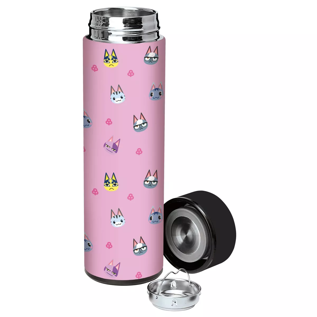 Nintendo Animal Crossing 17oz Stainless Steel Water Bottle - Cats