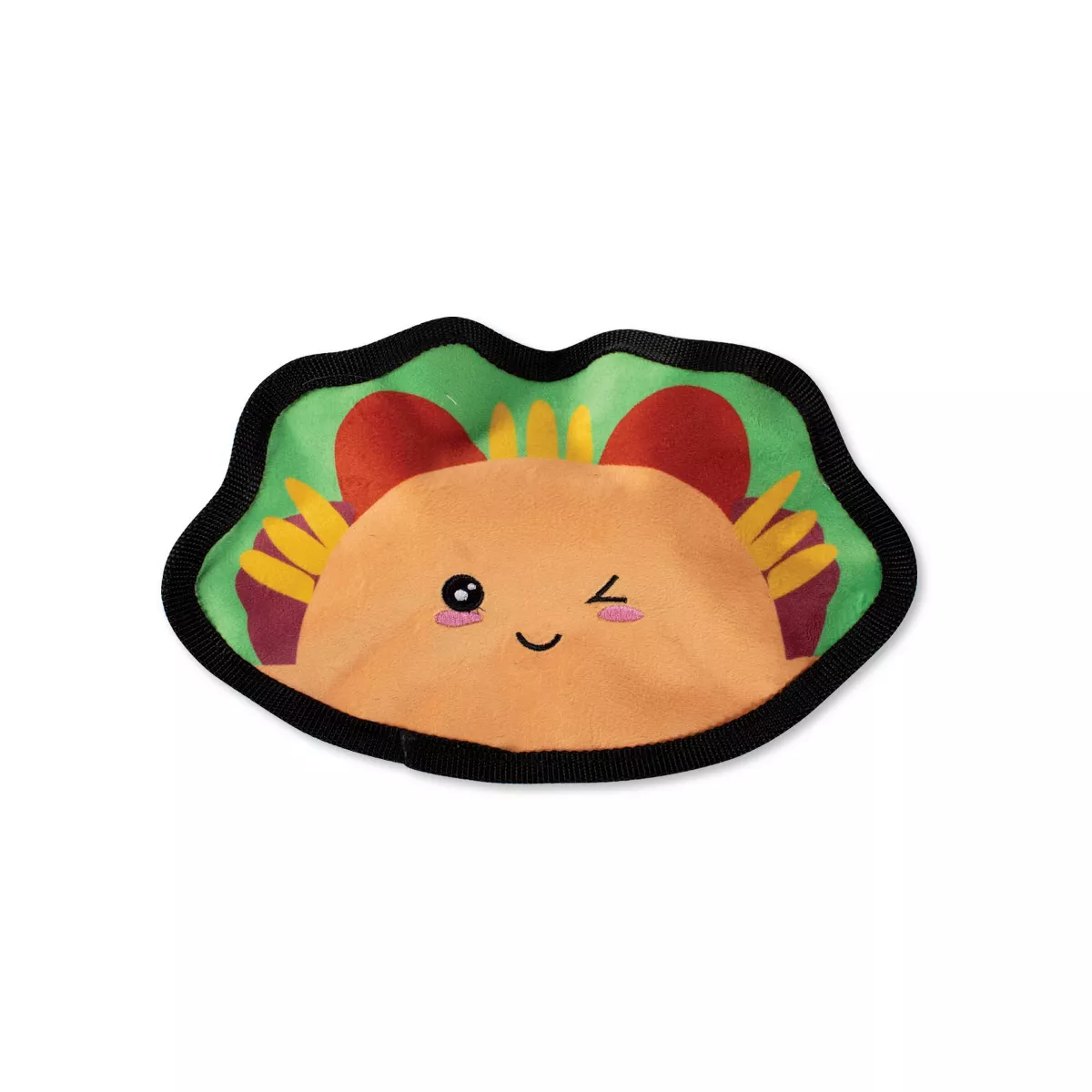 PetShop by Fringe Studio Taco Bout Some Fun Durable Plush Dog Toy