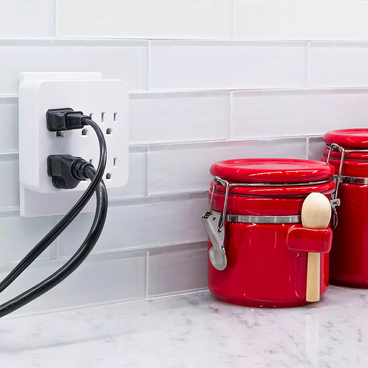 General Electric 6 Outlet Surge Protector Charging Station
