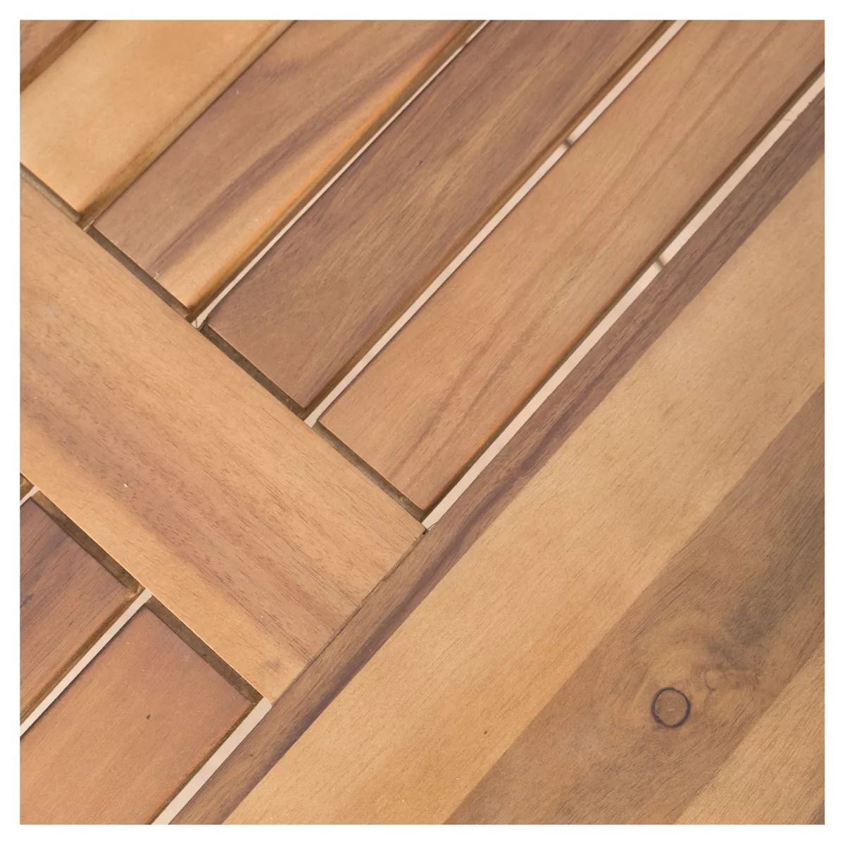 Sunqueen Rectangle Acacia Wood Dining Table - Teak Finish - Christopher Knight Home