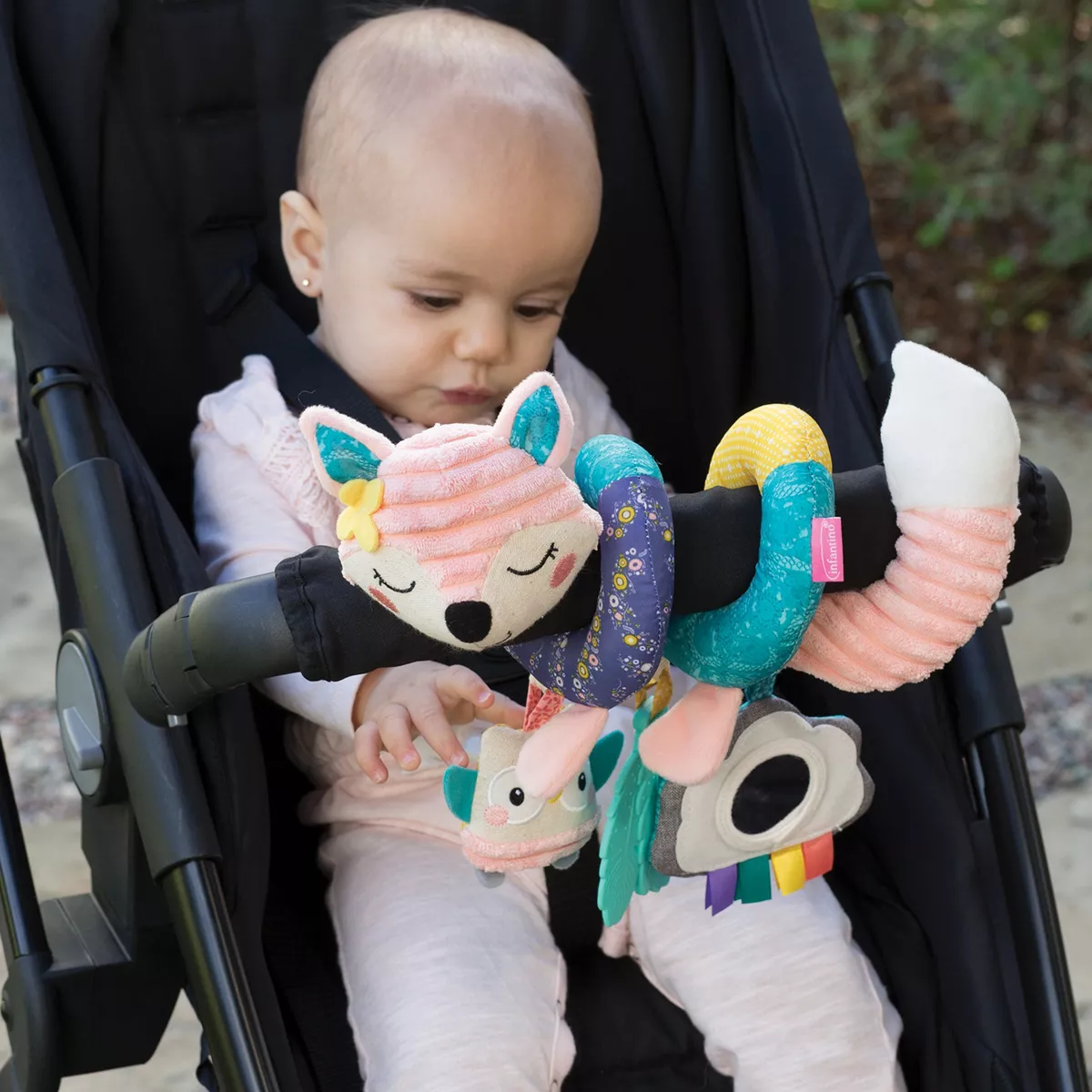 Infantino Go gaga! Spiral Car Seat Activity Toy - Pink