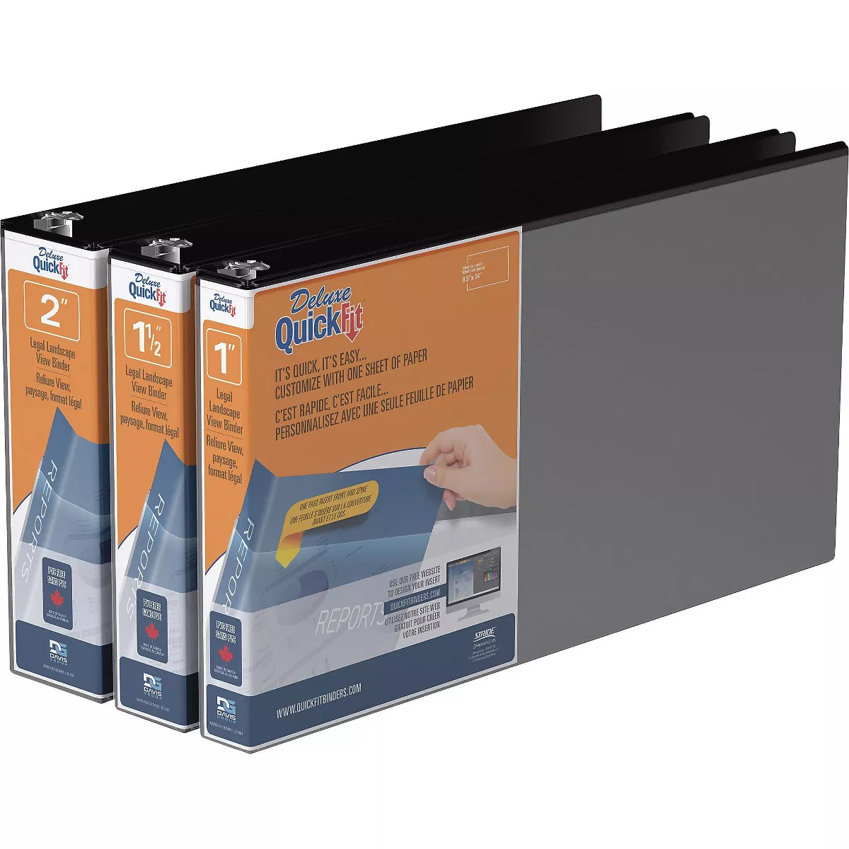 Stride Legal-Size Binders Round Ring 1