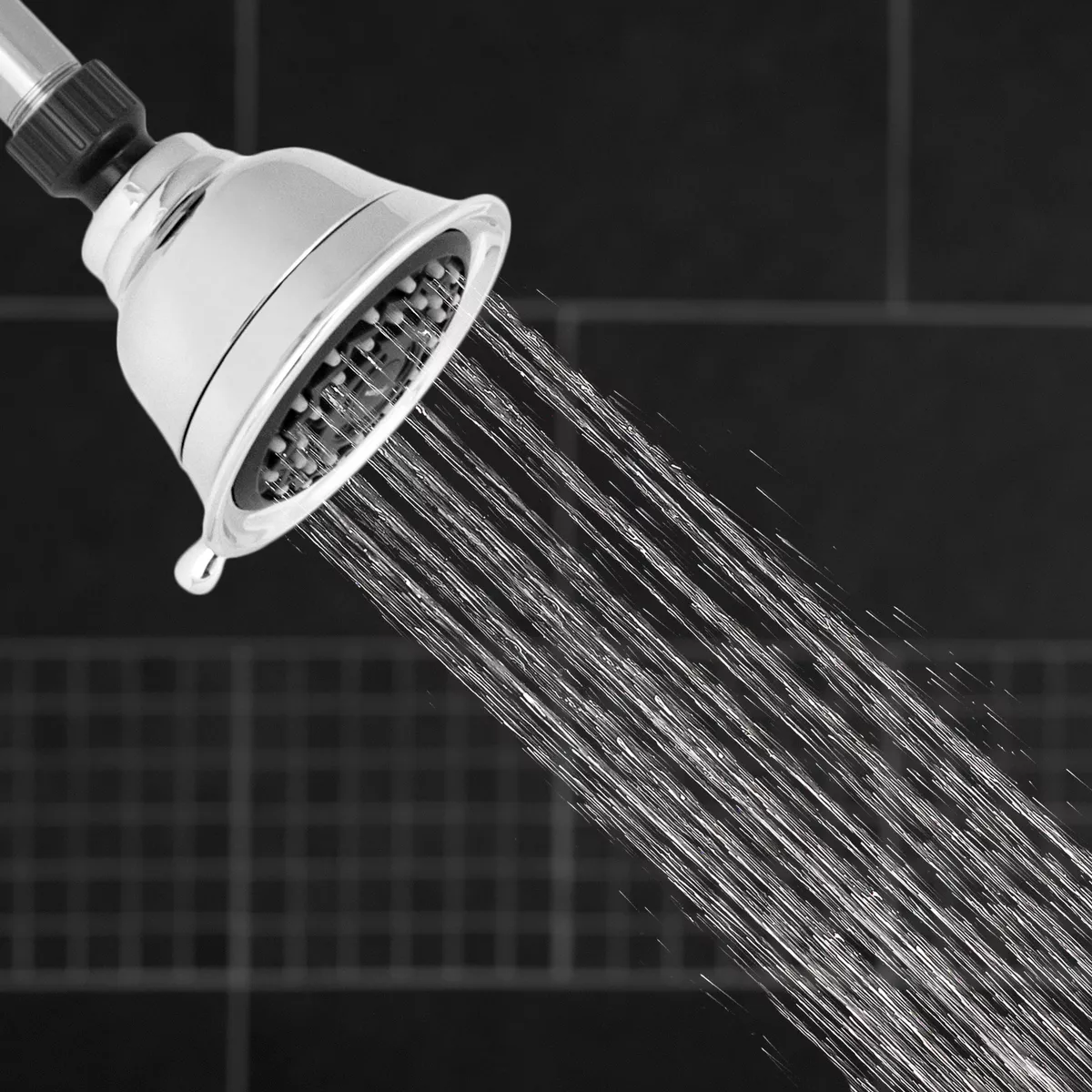PowerSpray 3- Mode Fixed Mount Single Shower Head Chrome- Waterpik