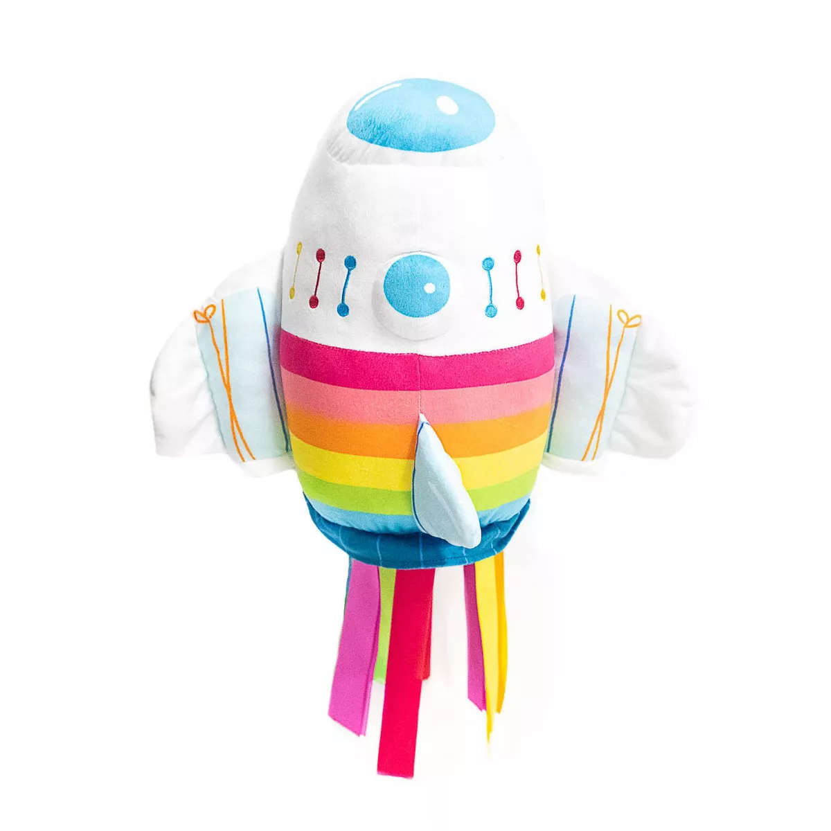 Over the Moon Rocket Pillow Buddy
