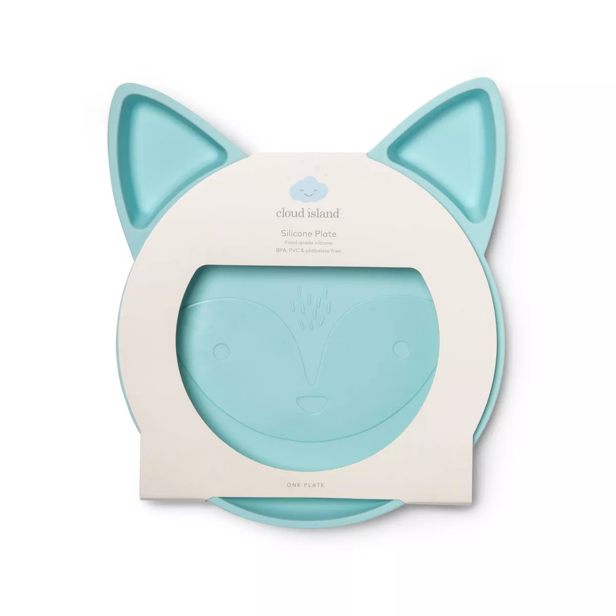 Silicone Fox Shaped Plate - Cloud Island™