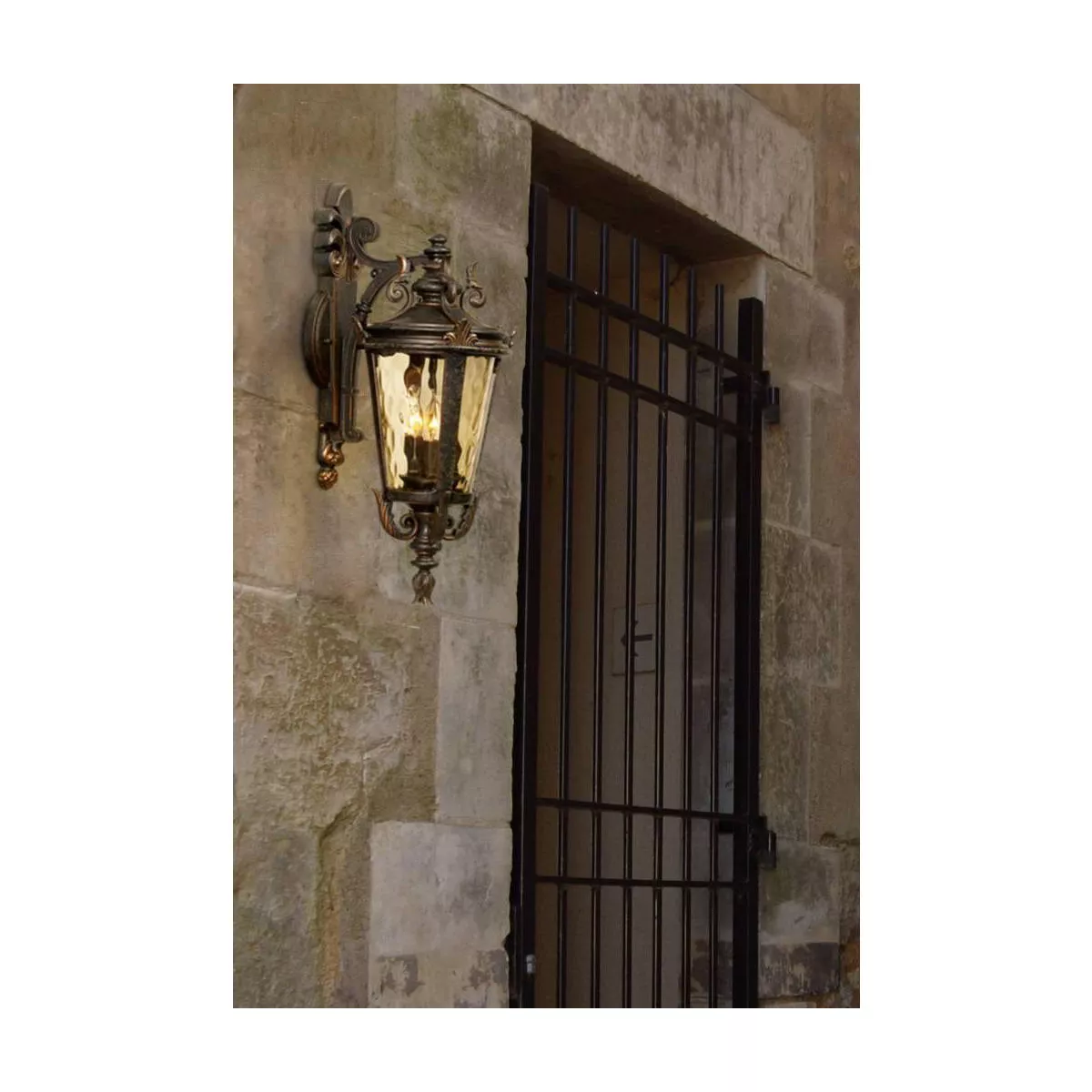 John Timberland Outdoor Light Fixture Bronze Scroll 21 3/4