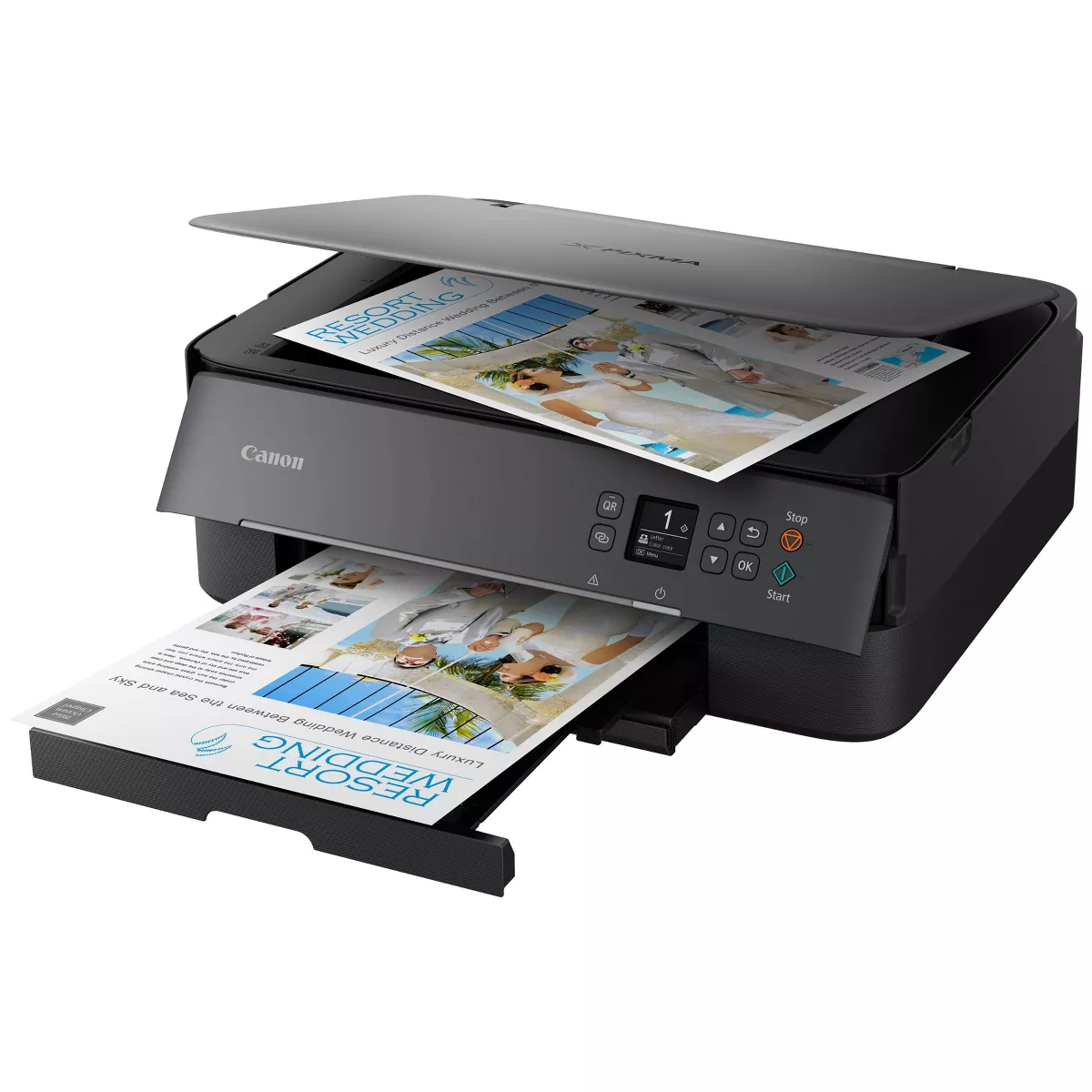 Canon PIXMA TS6420 Wireless All-In-One Photo Printer with Copier, Scanner and Mobile Printing - Black